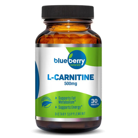 Blueberry Naturals L-Carnitine 500 mg Tablet 30's Blueberry Naturals