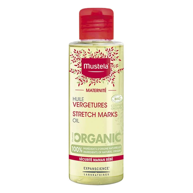 Mustela Maternite Stretch Marks Oil For Maternity Stretch Marks Prevention, Fragrance-Free 105ml Mustela