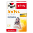 Doppelherz aktiv IroTec Iron + Folic Acid Tablets For Pregnancy Support, Pack of 30's Doppelherz