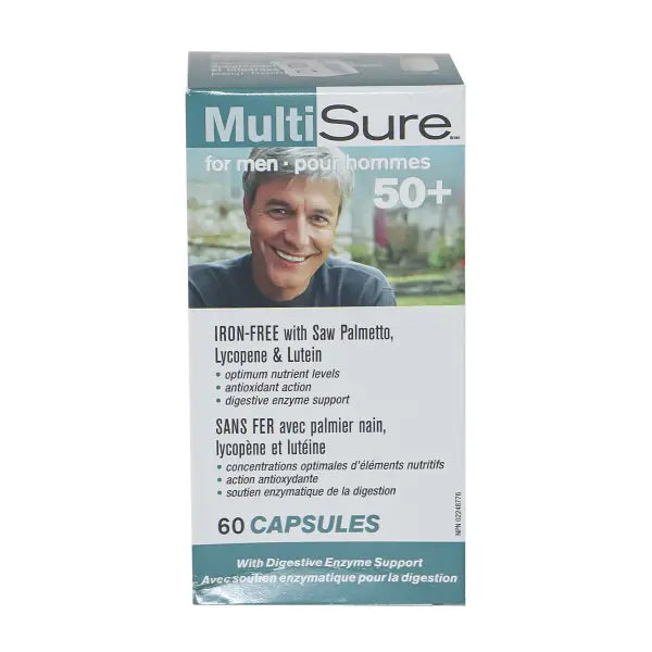 Webber Naturals Multisure For Men 50+ Cap 60s Webber Naturals