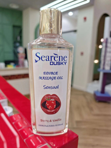 SEARENE DUSKY EDIBLE MASSAGE OIL SENSUAL- BERRY & VANILLA - www.palcgcc.com