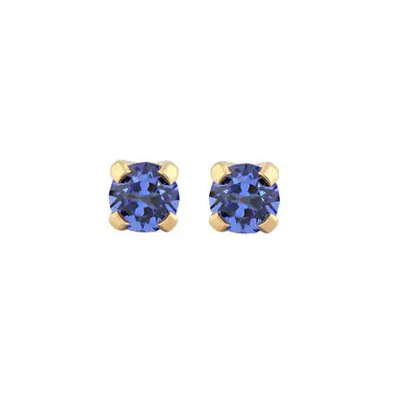 Studex Gold Plated Tiffany 3Mm Sapphire STUDEX